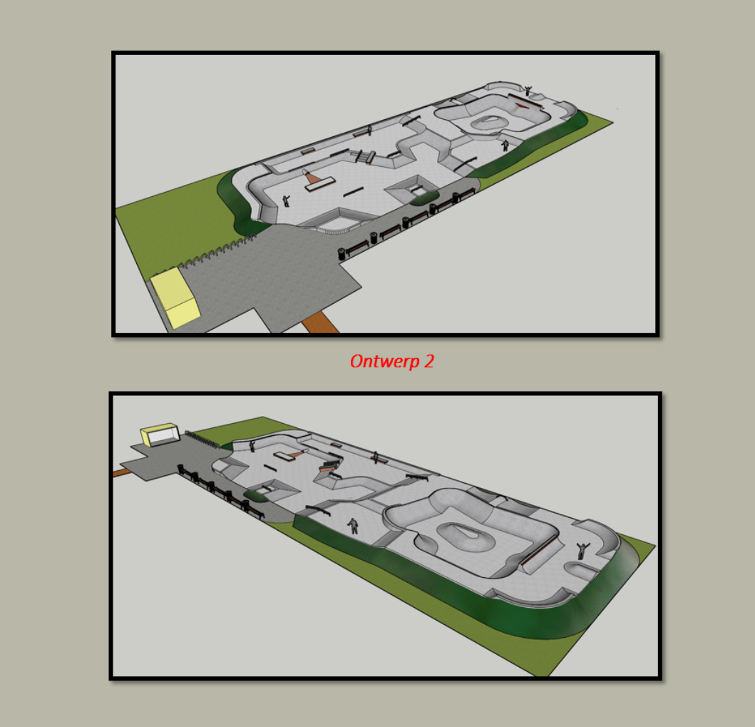 Ontwerp 2 skatebaan