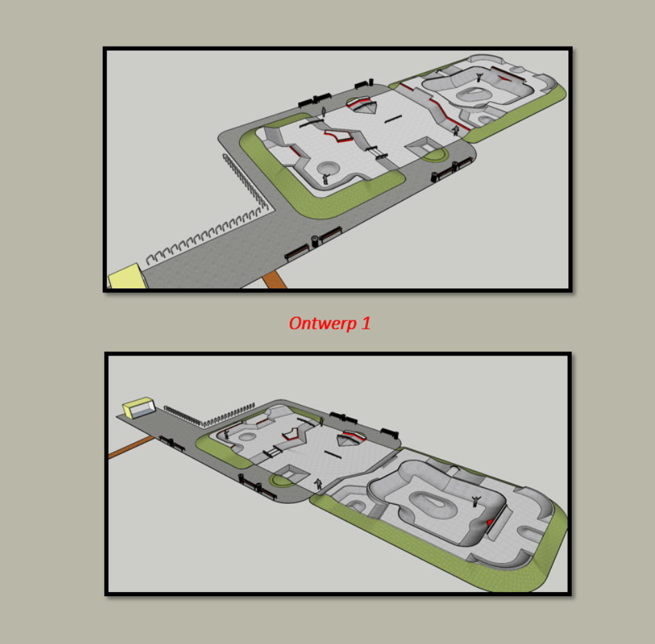 Ontwerp 1 skatebaan